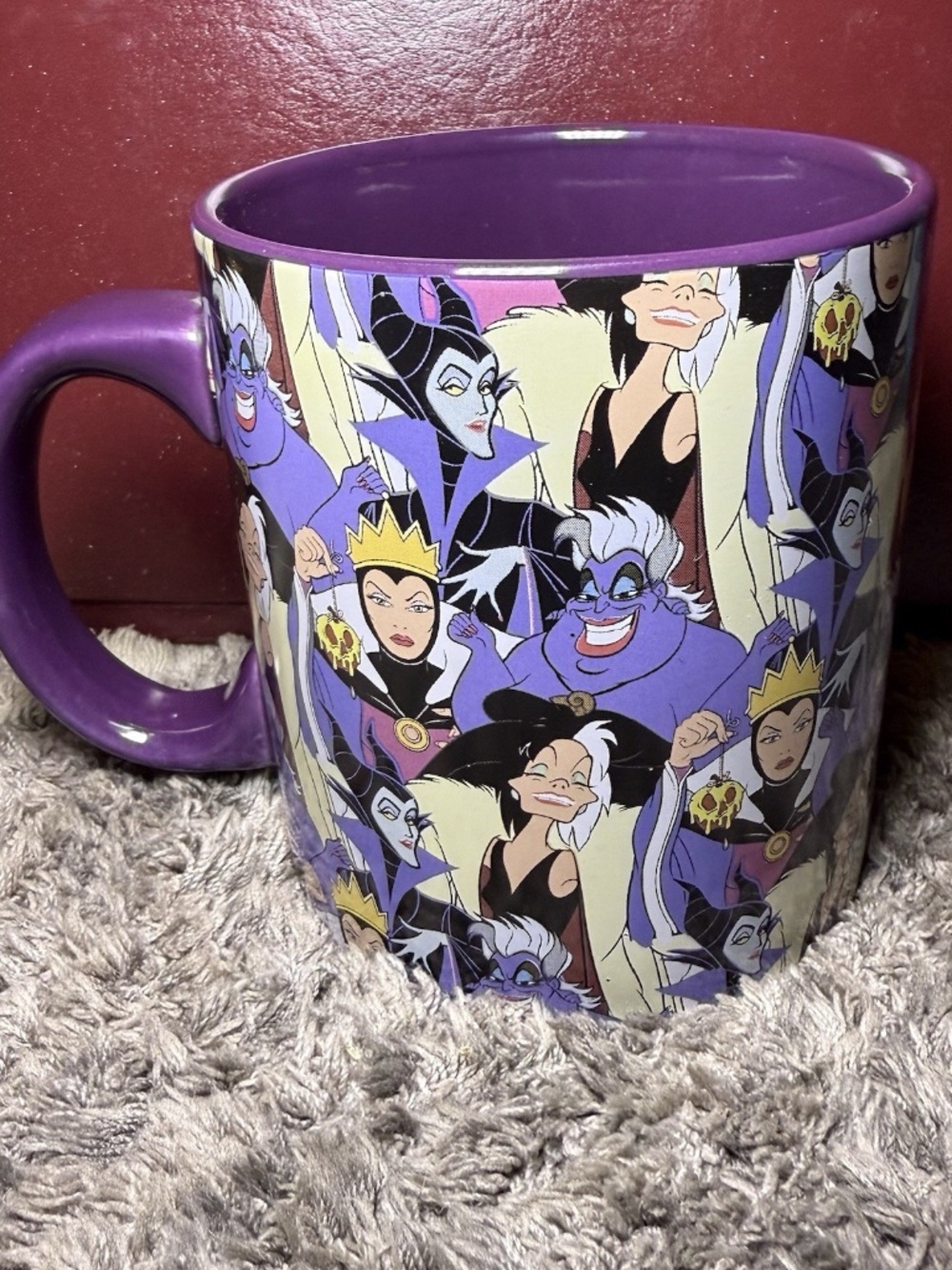 Disney Villains Mug Ursula Cruella Wicked Queen Maleficent 20 Oz Ceramic